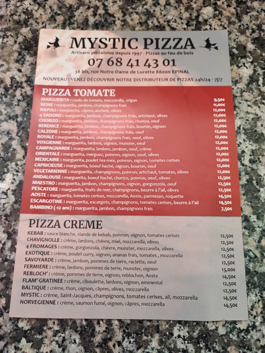 Menu Mystic Pizza-1